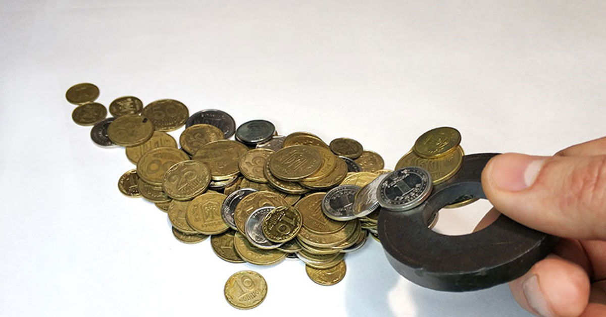 Магнитные и немагнитные монеты Украины